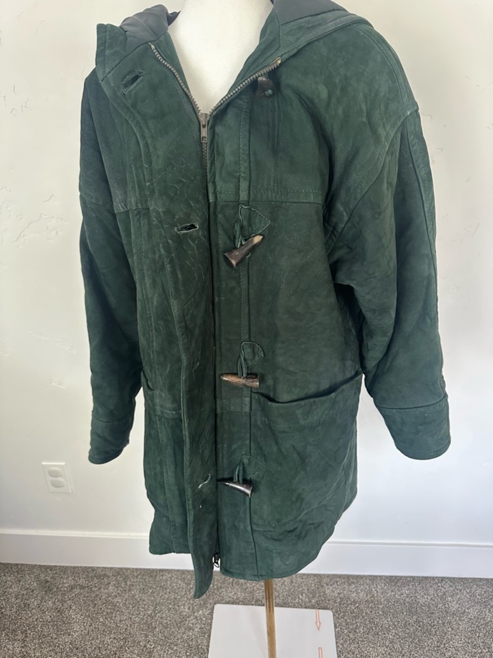 80’s vintage Concepts by Vakko leather coat